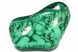 Flowery Polished Malachite Specimen - DR Congo #288203-1